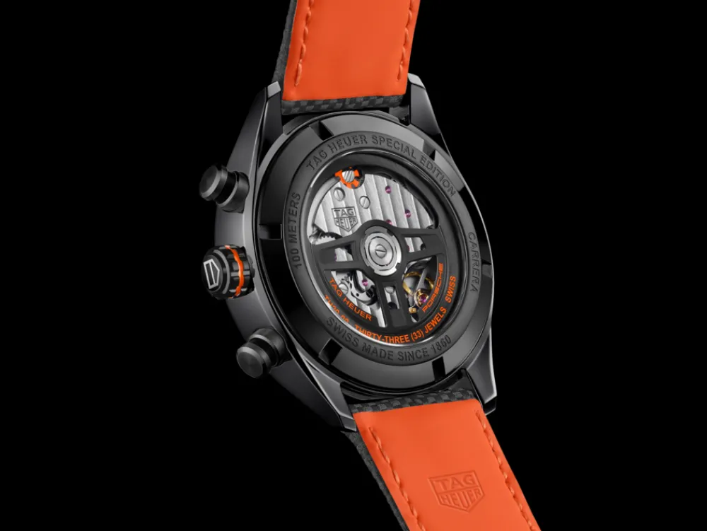 Carrera Chronograph x Porsche Orange Racing^TAG Heuer Sale