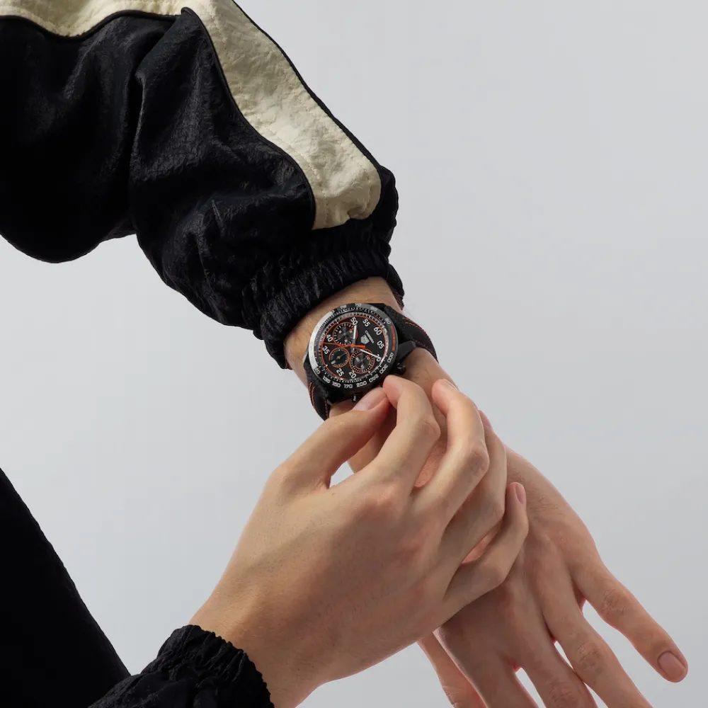 Carrera Chronograph x Porsche Orange Racing^TAG Heuer Sale
